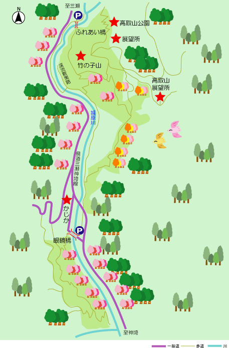 高取山生活環境保全林イメージ図