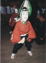 竹崎鬼祭の童子舞