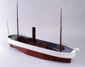 蒸気船雛形（スクリュー船）