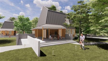 物見櫓モチーフコテージ