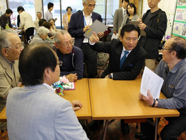 NPO栄町地域づくり会の皆さんと意見交換を行いました