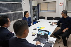 株式会社川口スチール工業や一般社団法人GOOD ON ROOFSの関係者の皆さんと意見交換を行いました。