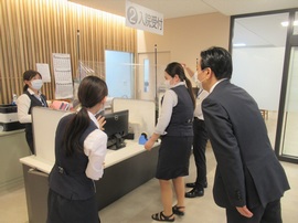感染症指定医療機関での「感染防止に対する取組」を見学しました②