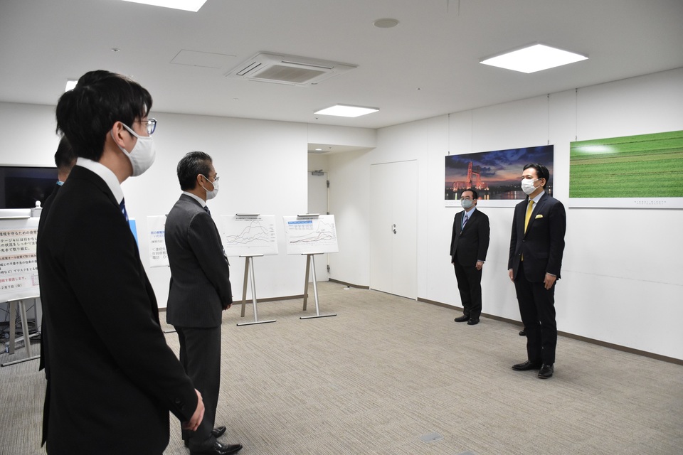 鳥栖宿泊療養施設準備チーム激励式