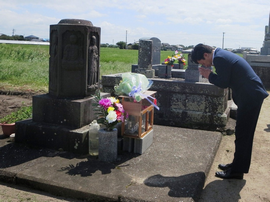 天建寺渡し船転覆事件の犠牲者を慰霊する六地蔵にお参りしました