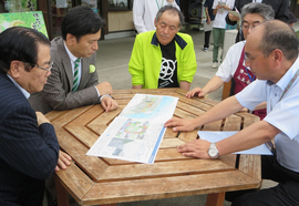 七浦地区振興会、鹿島市の皆さんと意見交換をしました