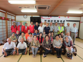 天満町自主防災会や地域の皆さんと