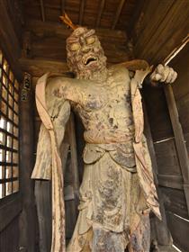 仁比山神社の仁王門写真3