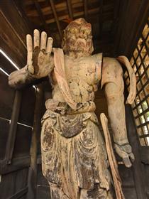 仁比山神社の仁王門写真4