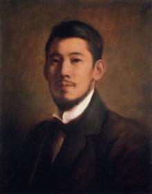 岡田三郎助《自画像》佐賀県立美術館蔵