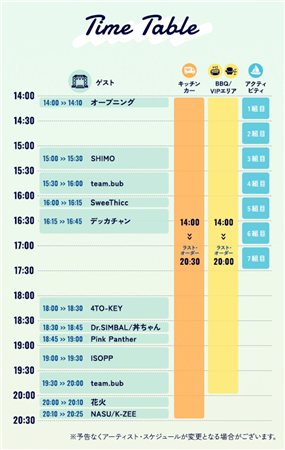 タイムテーブル