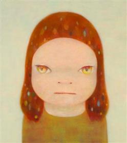奈良美智《Through the Break in the Rain》2020、豊田市美術館蔵©Yoshitomo Nara Courtesy of  Yoshitomo Nara Foundation