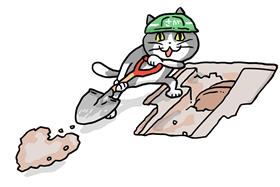 仕事猫イラスト2024