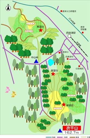 衣干山生活環境保全林イメージ図