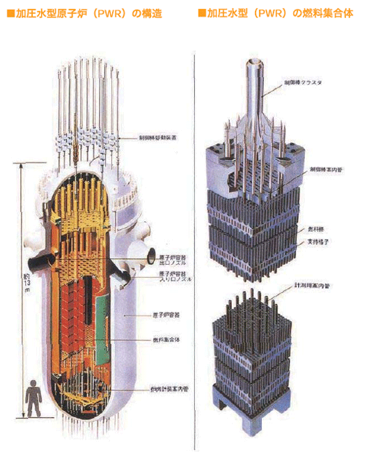 加圧水型原子炉（PWR）の構造