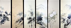 花鳥 山水図