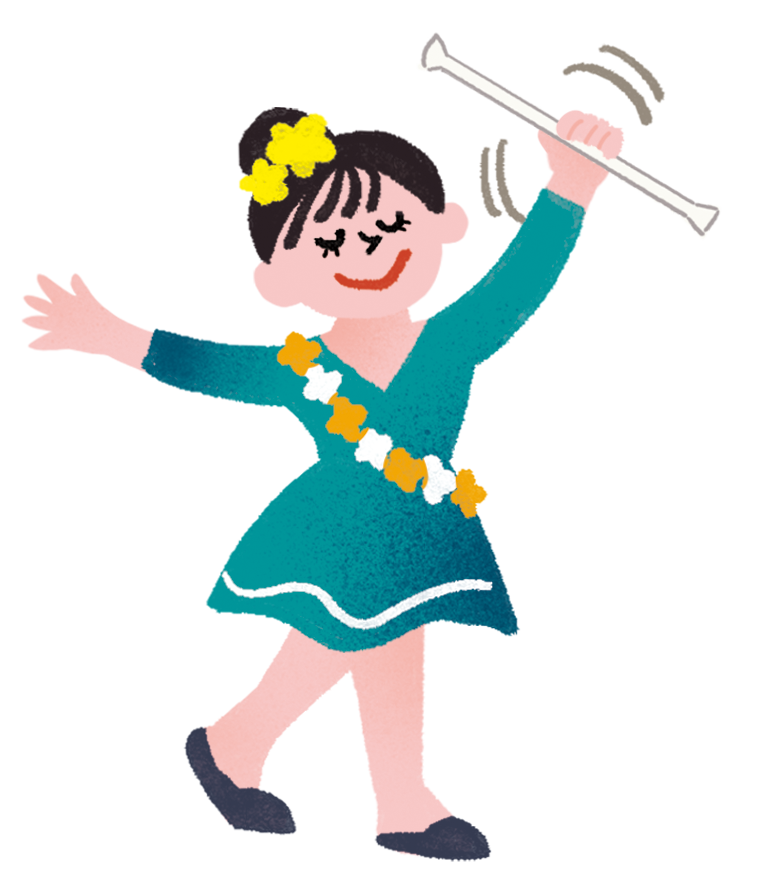 バトンイラスト