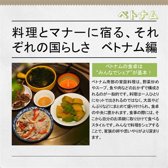 Vol5食卓から見える世界　ベトナム編　内容の画像