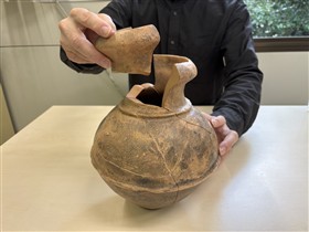 土器パズルの様子