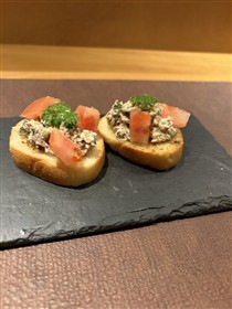 唐津Qサバのブルスケッタ