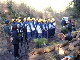 卒業記念式典の様子