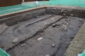 礎石の下部構造（「表御廊下」）