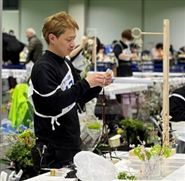 写真1.競技に臨む権藤さん