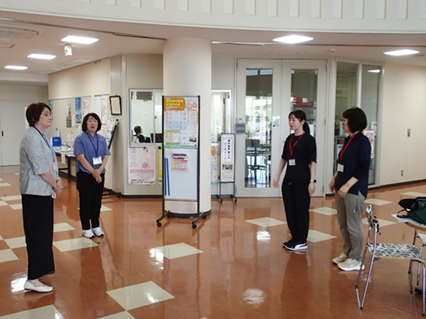 災害医療ナース出発式の様子(1)