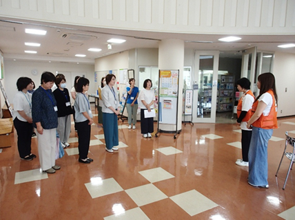 災害医療ナース出発式の様子(2)