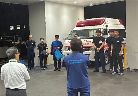 DMAT(被災地出発式)