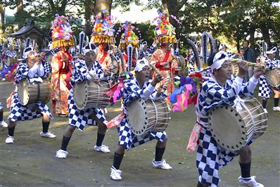 【46・鹿児島県】上山田太鼓踊り写真 (1)