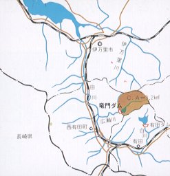 竜門ダム河川図