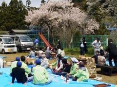 写真：花見交流会