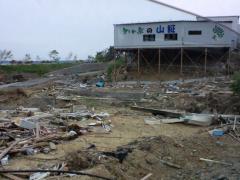 写真：津波被害の状況