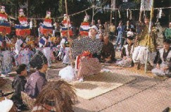 四阿屋神社の御田舞