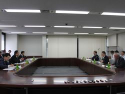 左藤防衛副大臣の来訪