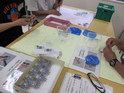 模擬作業訓練 プラグタップ組み立て