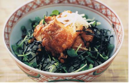 揚げ鶏丼