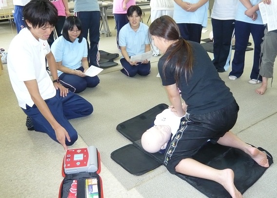 日本赤十字社佐賀県支部の講習