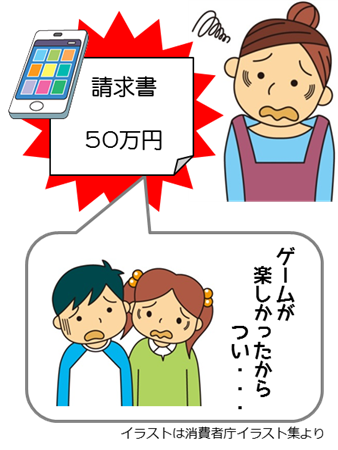 注意喚起 子どものオンラインゲーム利用 知らない間に有料のアイテムを次々に購入 佐賀県
