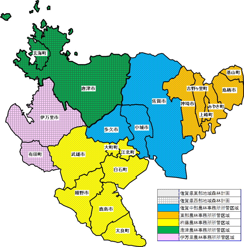 佐賀県全域地図