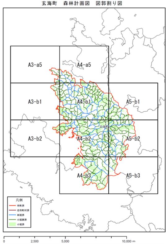 玄海町　森林計画図