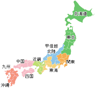 都道府県地図