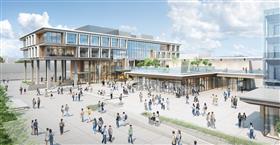 【県大】01（外観図）敷地北東側から