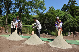 吉野ケ里　未来につなげる 鋤(すき)入れ式を行いました。