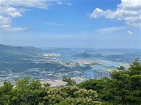 山頂からの景色
