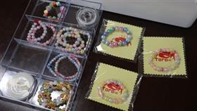 用意した輪投げの景品