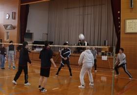 ソフトバレー大会の様子