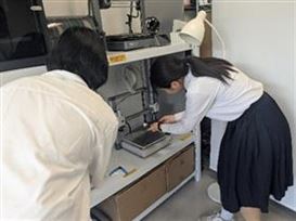 九州産業大学の研究室での様子2枚目