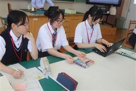 プレゼンテーションの準備の様子